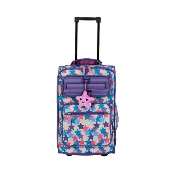 Crckt Bags Crckt Kids Softside Carry On Suitcase Purple Stars